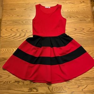 Black and Red Dress
